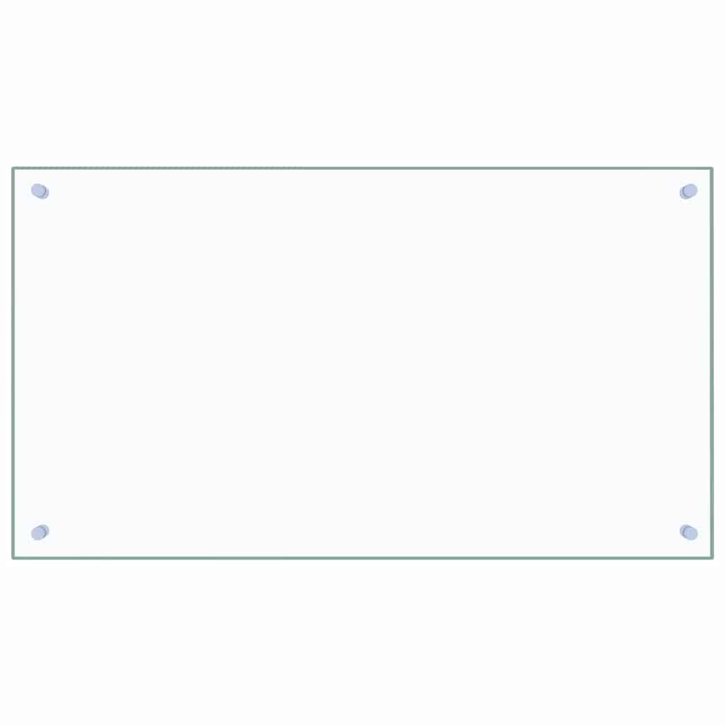 vidaXL Panou antistropi bucătărie transparent 90x50 cm sticlă securiz. vidaXL Panou antistropi bucătărie transparent 90x50 cm sticlă securiz.