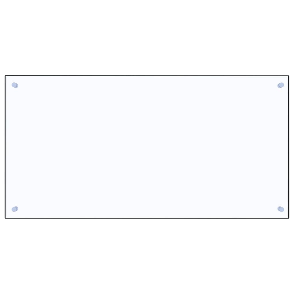 vidaXL Panou antistropi bucătărie transparent 100x50cm sticlă securiz. vidaXL Panou antistropi bucătărie transparent 100x50cm sticlă securiz.