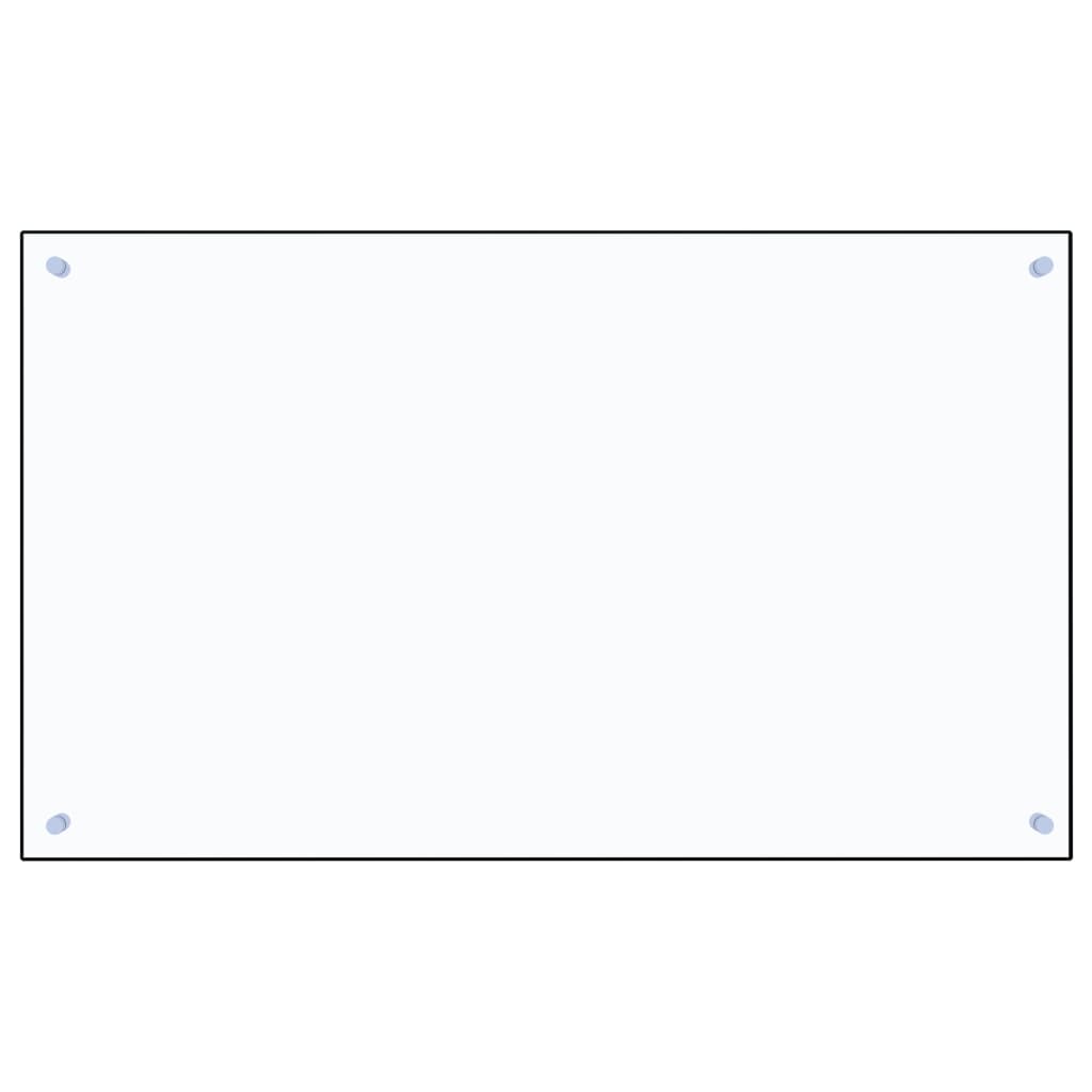 vidaXL Panou antistropi bucătărie transparent 100x60cm sticlă securiz. vidaXL Panou antistropi bucătărie transparent 100x60cm sticlă securiz.