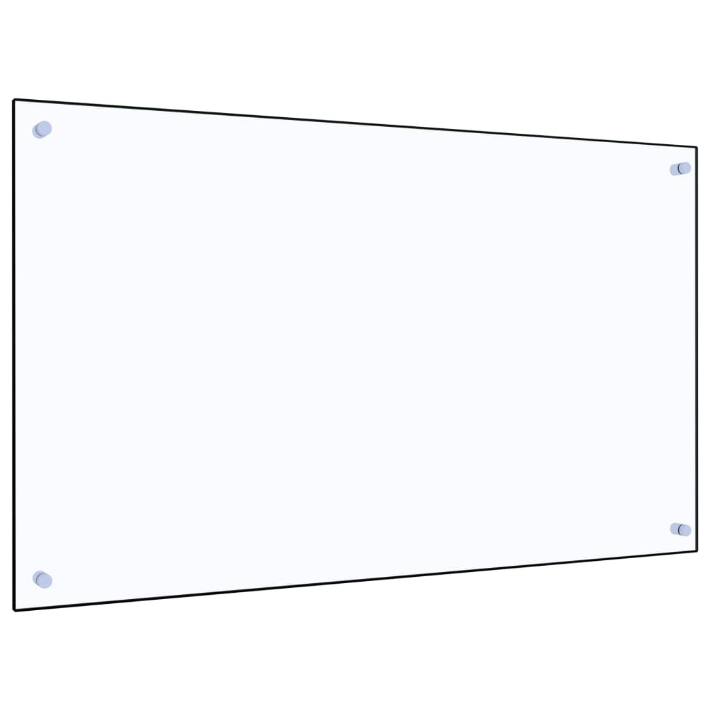 vidaXL Panou antistropi bucătărie transparent 100x60cm sticlă securiz. vidaXL Panou antistropi bucătărie transparent 100x60cm sticlă securiz.