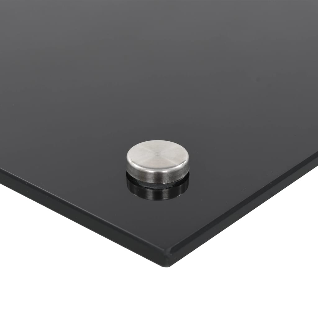 vidaXL Panou antistropi de bucătărie, negru 70x40 cm sticlă securizată vidaXL Panou antistropi de bucătărie, negru 70x40 cm sticlă securizată