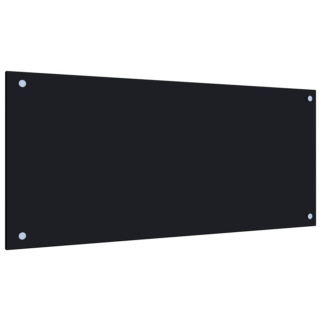 vidaXL Panou antistropi de bucătărie, negru 90x40 cm sticlă securizată vidaXL Panou antistropi de bucătărie, negru 90x40 cm sticlă securizată