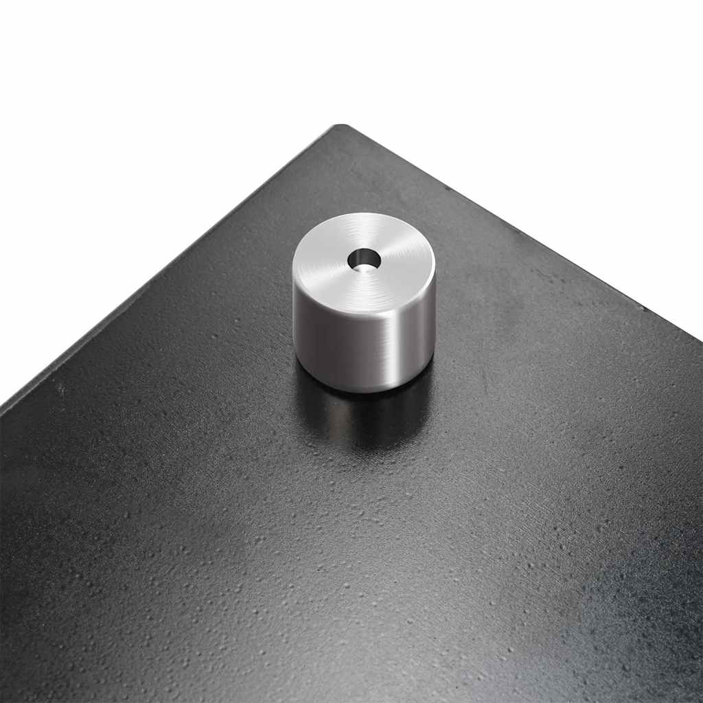 vidaXL Panou antistropi de bucătărie negru 100x60 cm sticlă securizată vidaXL Panou antistropi de bucătărie negru 100x60 cm sticlă securizată