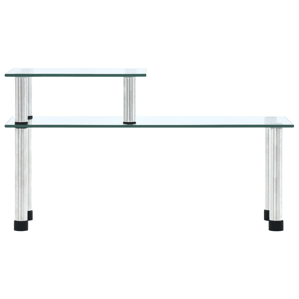 vidaXL Raft de bucătărie, transparent, 45x16x26 cm, sticlă securizată vidaXL Raft de bucătărie, transparent, 45x16x26 cm, sticlă securizată