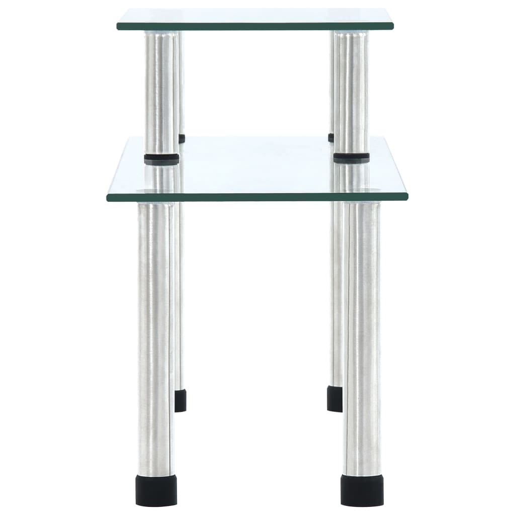 vidaXL Raft de bucătărie, transparent, 45x16x26 cm, sticlă securizată vidaXL Raft de bucătărie, transparent, 45x16x26 cm, sticlă securizată