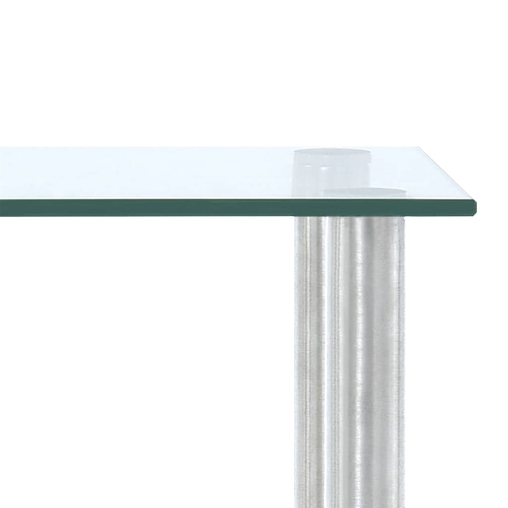 vidaXL Raft de bucătărie, transparent, 45x16x26 cm, sticlă securizată vidaXL Raft de bucătărie, transparent, 45x16x26 cm, sticlă securizată