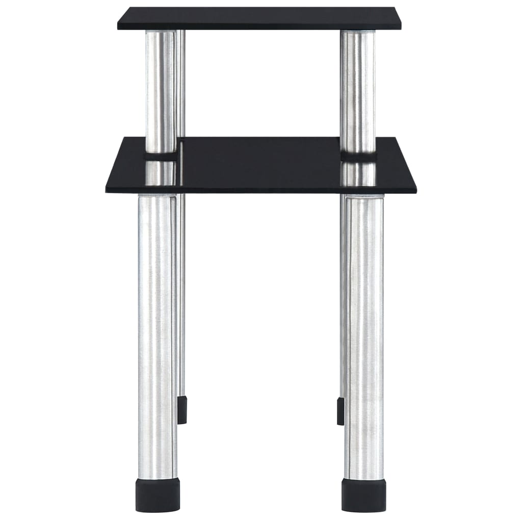 vidaXL Raft de bucătărie, negru, 45x16x26 cm, sticlă securizată vidaXL Raft de bucătărie, negru, 45x16x26 cm, sticlă securizată