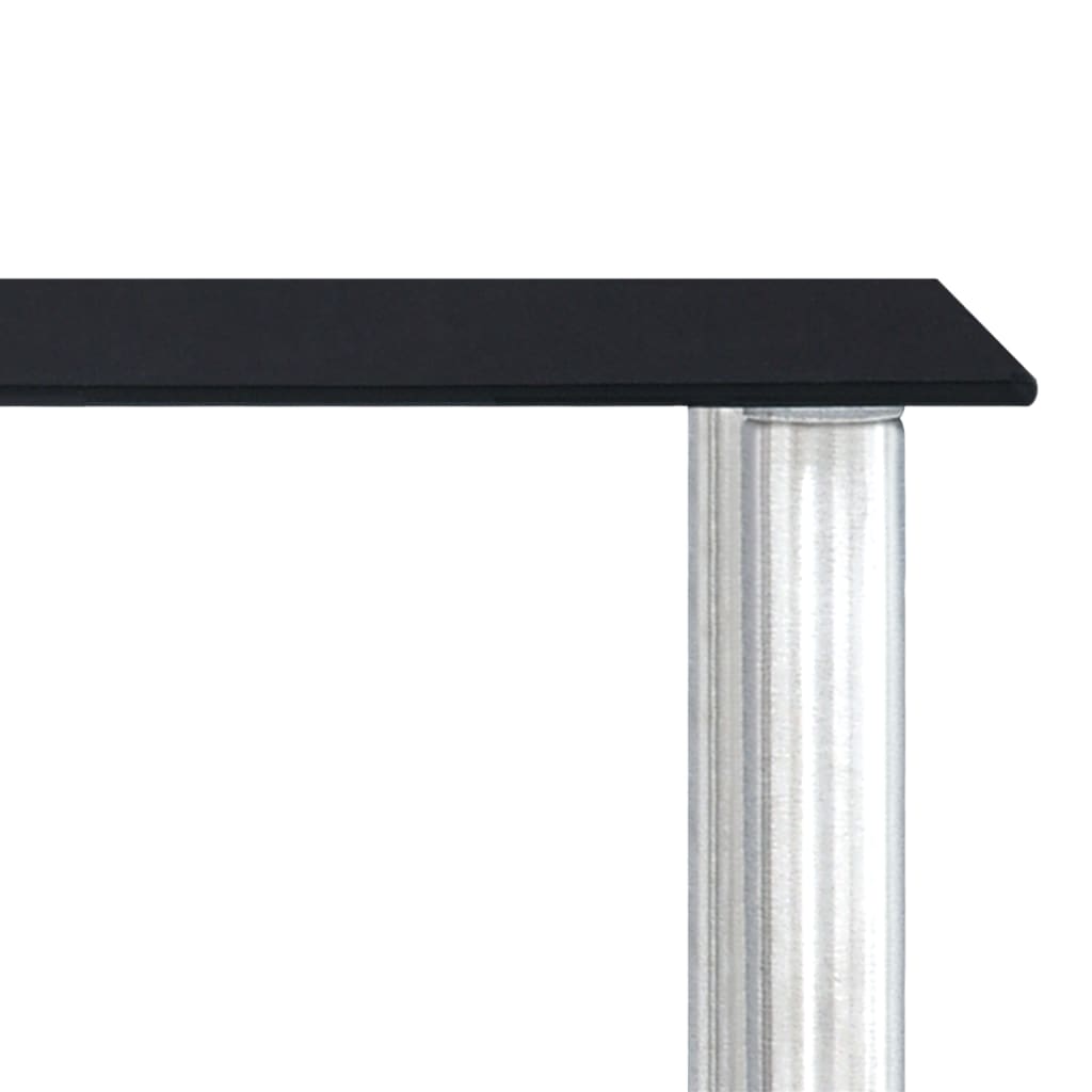 vidaXL Raft de bucătărie, negru, 45x16x26 cm, sticlă securizată vidaXL Raft de bucătărie, negru, 45x16x26 cm, sticlă securizată