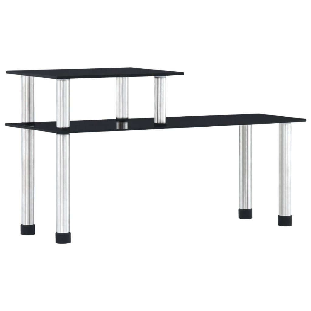 vidaXL Raft de bucătărie, negru, 45x16x26 cm, sticlă securizată vidaXL Raft de bucătărie, negru, 45x16x26 cm, sticlă securizată