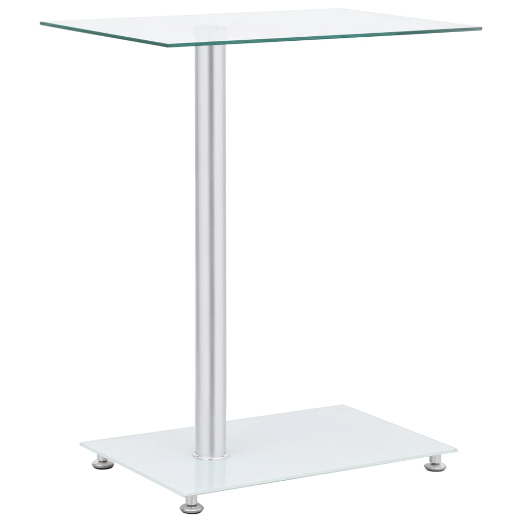 vidaXL Masă laterală formă U transparent 45x30x58 cm sticlă securizată vidaXL Masă laterală formă U transparent 45x30x58 cm sticlă securizată