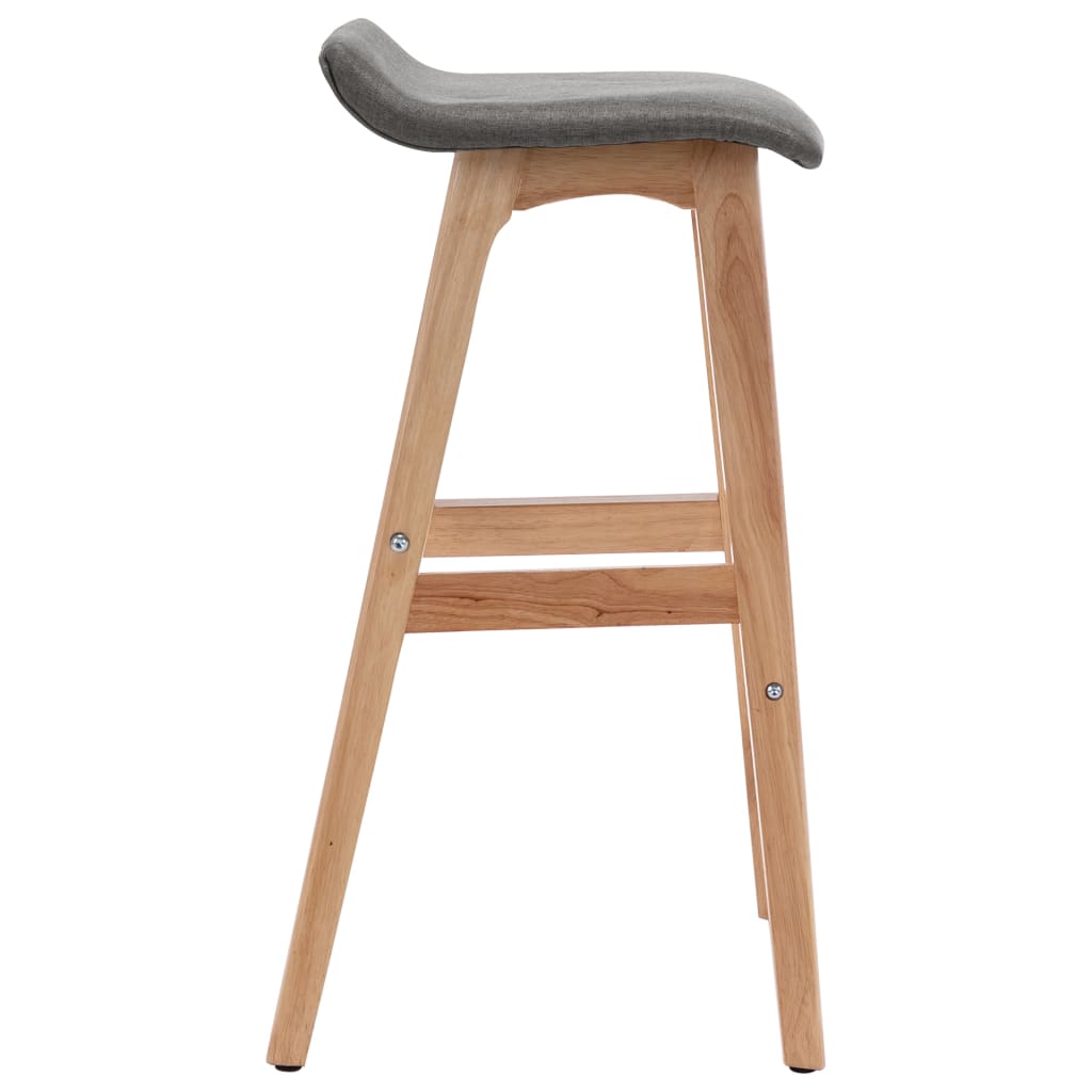 vidaXL Scaun de bar, gri închis, material textil vidaXL Scaun de bar, gri închis, material textil