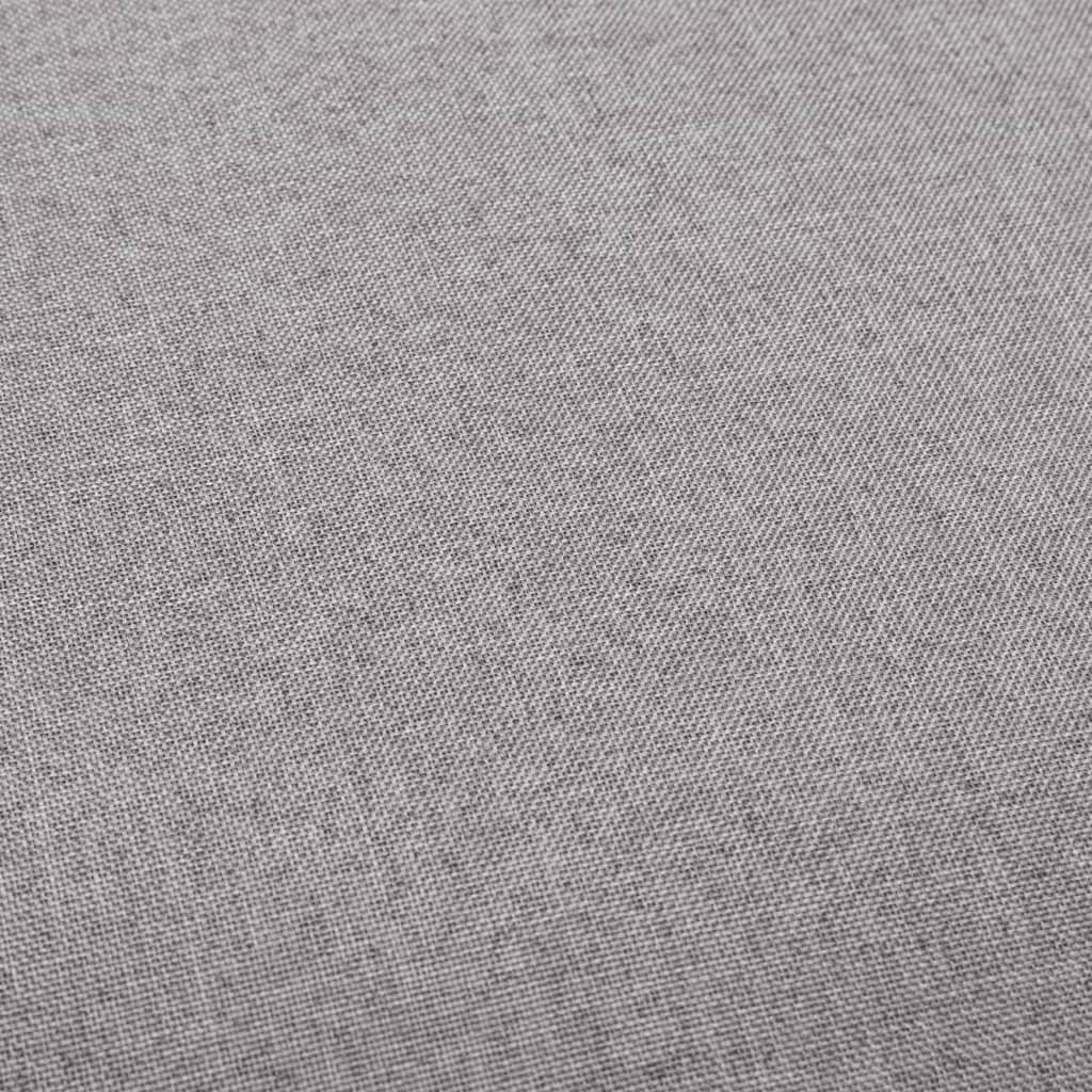 vidaXL Scaun de bar, gri deschis, material textil vidaXL Scaun de bar, gri deschis, material textil