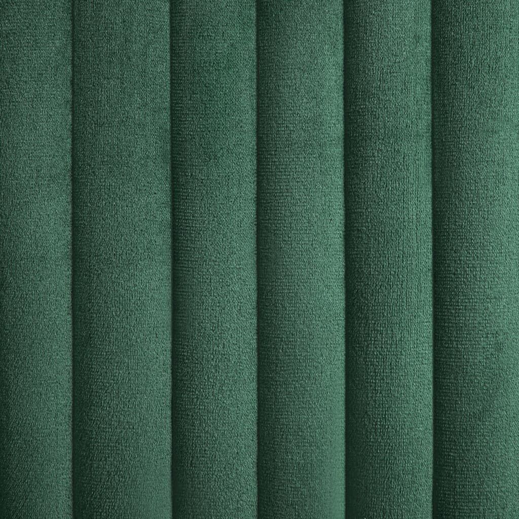 vidaXL Scaune de sufragerie, 2 buc., verde, catifea vidaXL Scaune de sufragerie, 2 buc., verde, catifea