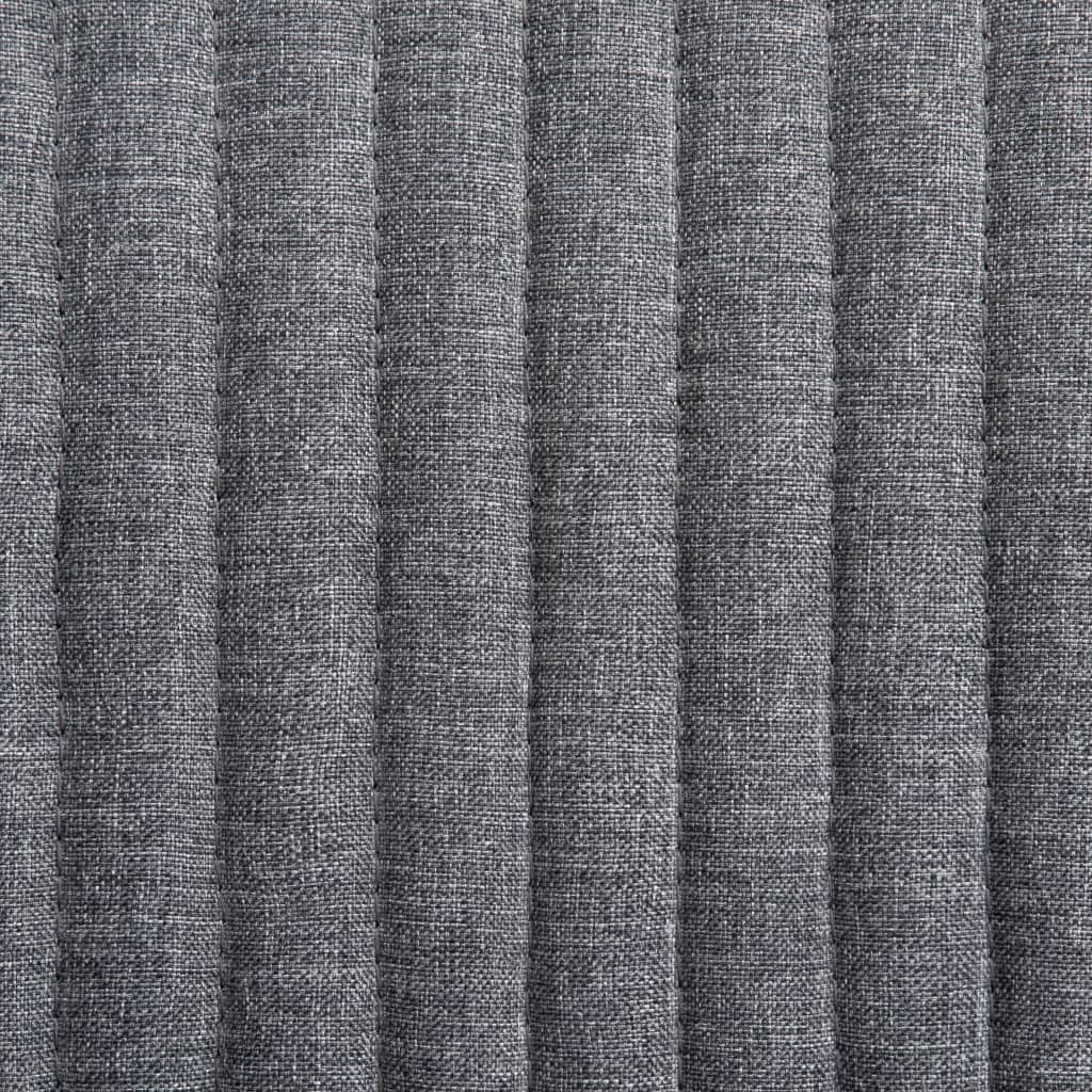 vidaXL Scaune de bucătărie, 2 buc., gri închis, material textil vidaXL Scaune de bucătărie, 2 buc., gri închis, material textil