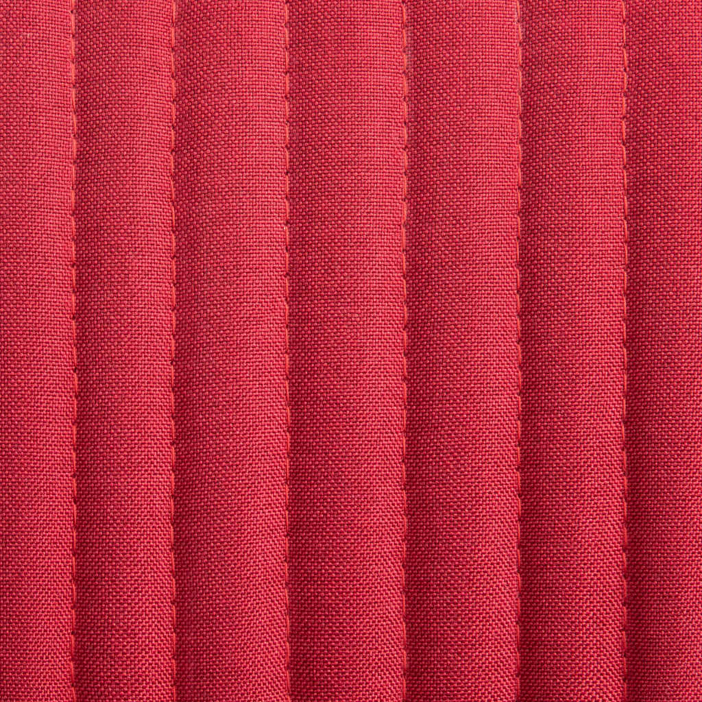 vidaXL Scaune de bucătărie, 2 buc., roșu vin, material textil