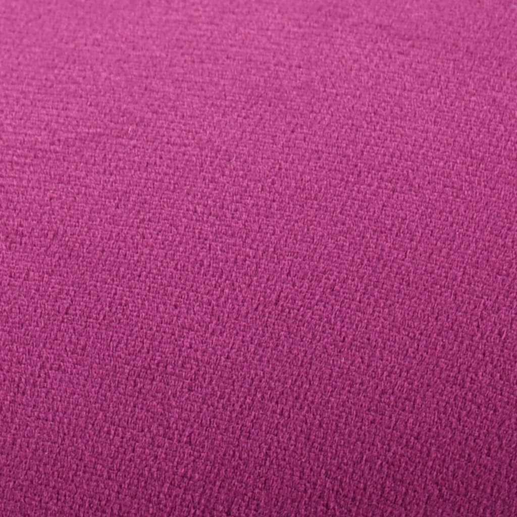 vidaXL Taburet, mov și auriu, catifea 28 x 36 cm