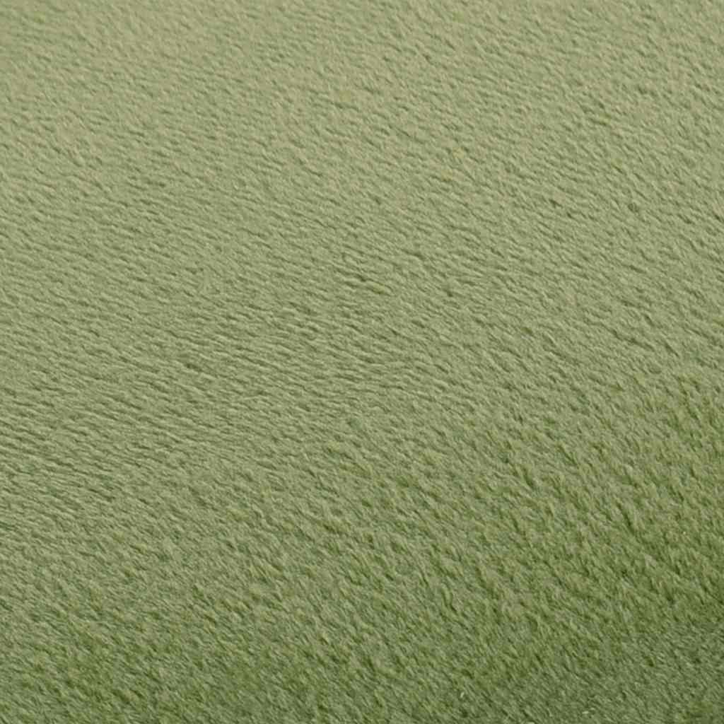 vidaXL Taburet, verde muștar și auriu, catifea 28 x 36 cm