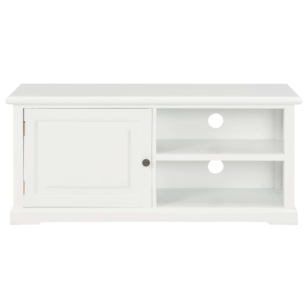 vidaXL Comodă TV, alb, 90x30x40 cm, lemn vidaXL Comodă TV, alb, 90x30x40 cm, lemn