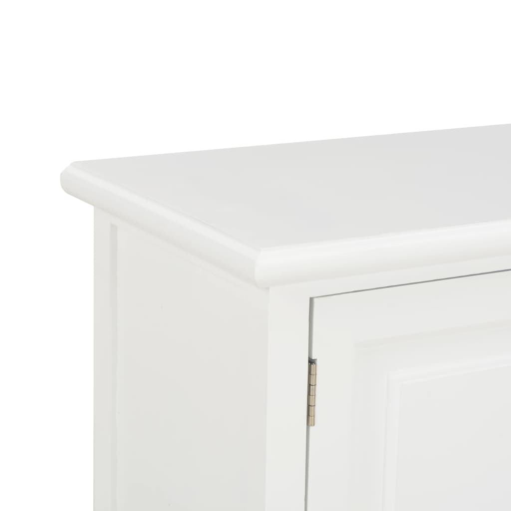 vidaXL Comodă TV, alb, 90x30x40 cm, lemn vidaXL Comodă TV, alb, 90x30x40 cm, lemn