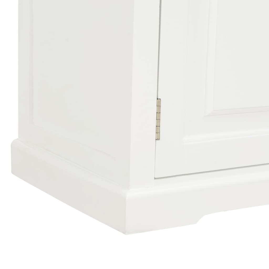 vidaXL Comodă TV, alb, 90x30x40 cm, lemn vidaXL Comodă TV, alb, 90x30x40 cm, lemn