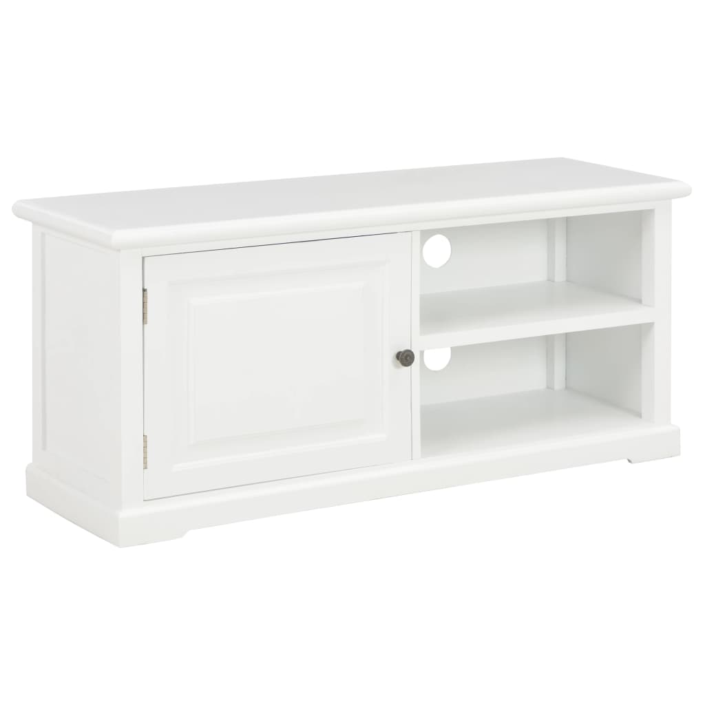 vidaXL Comodă TV, alb, 90x30x40 cm, lemn vidaXL Comodă TV, alb, 90x30x40 cm, lemn