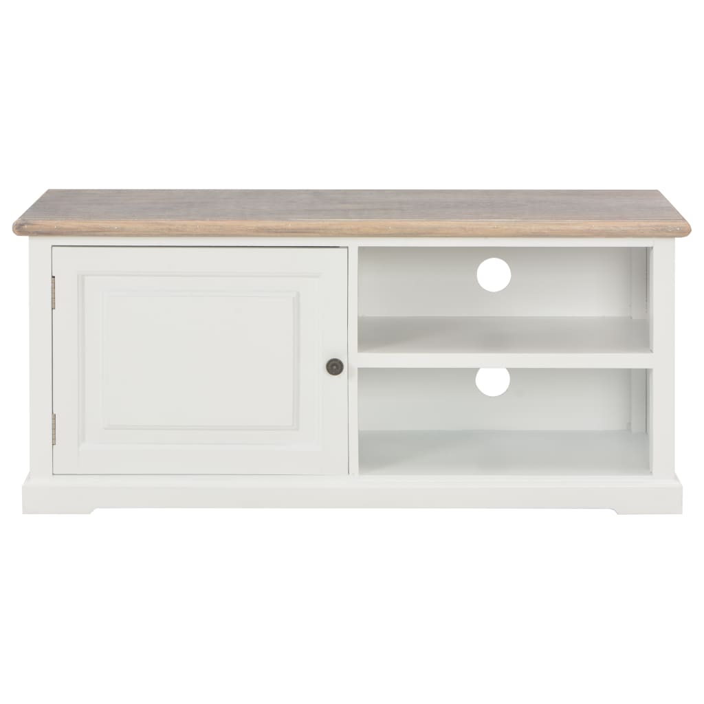 vidaXL Comodă TV, alb, 90x30x40 cm, lemn vidaXL Comodă TV, alb, 90x30x40 cm, lemn