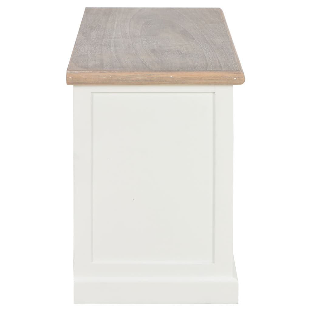 vidaXL Comodă TV, alb, 90x30x40 cm, lemn vidaXL Comodă TV, alb, 90x30x40 cm, lemn