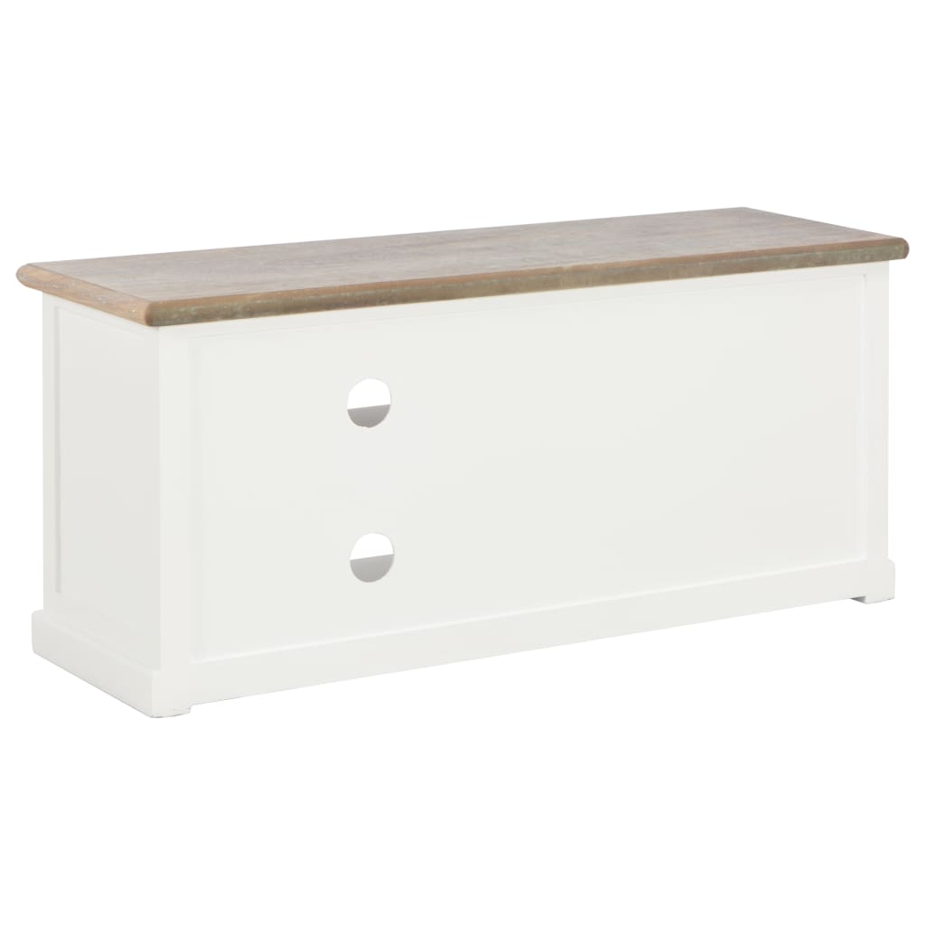 vidaXL Comodă TV, alb, 90x30x40 cm, lemn vidaXL Comodă TV, alb, 90x30x40 cm, lemn