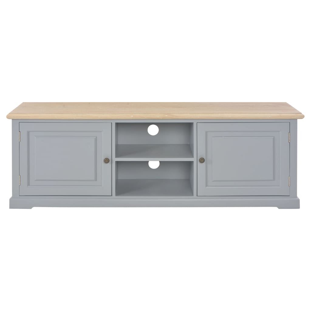 vidaXL Comodă TV, gri, 120 x 30 x 40 cm, lemn vidaXL Comodă TV, gri, 120 x 30 x 40 cm, lemn