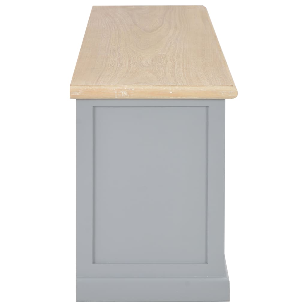 vidaXL Comodă TV, gri, 120 x 30 x 40 cm, lemn vidaXL Comodă TV, gri, 120 x 30 x 40 cm, lemn
