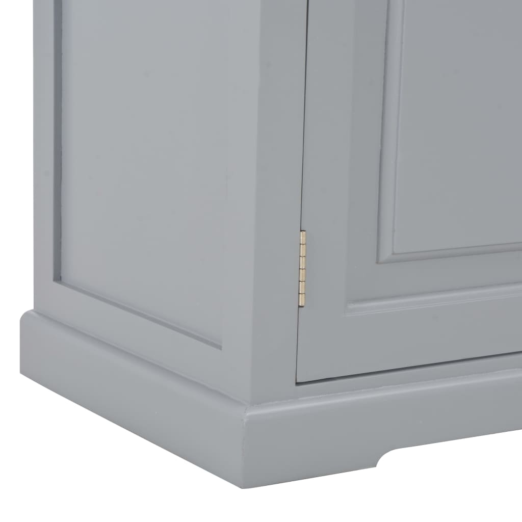 vidaXL Comodă TV, gri, 120 x 30 x 40 cm, lemn vidaXL Comodă TV, gri, 120 x 30 x 40 cm, lemn
