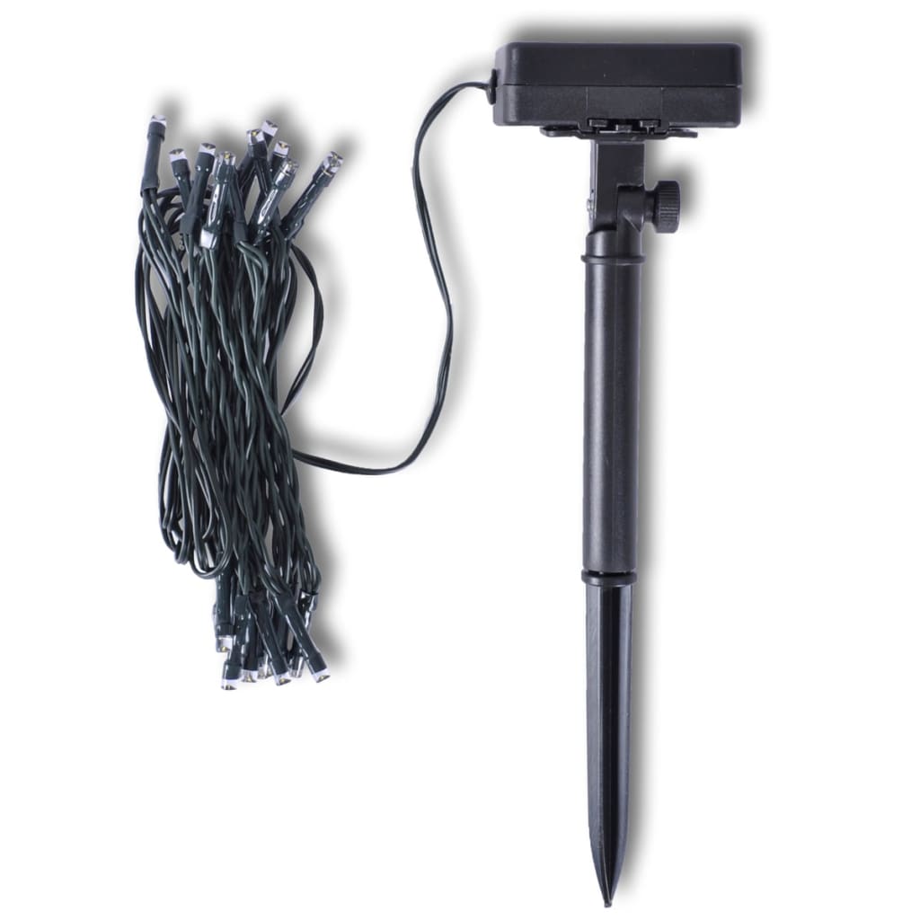 vidaXL Arbuști ornamentali artificiali, 27 cm cu LED-uri solare, 2 buc vidaXL Arbuști ornamentali artificiali, 27 cm cu LED-uri solare, 2 buc