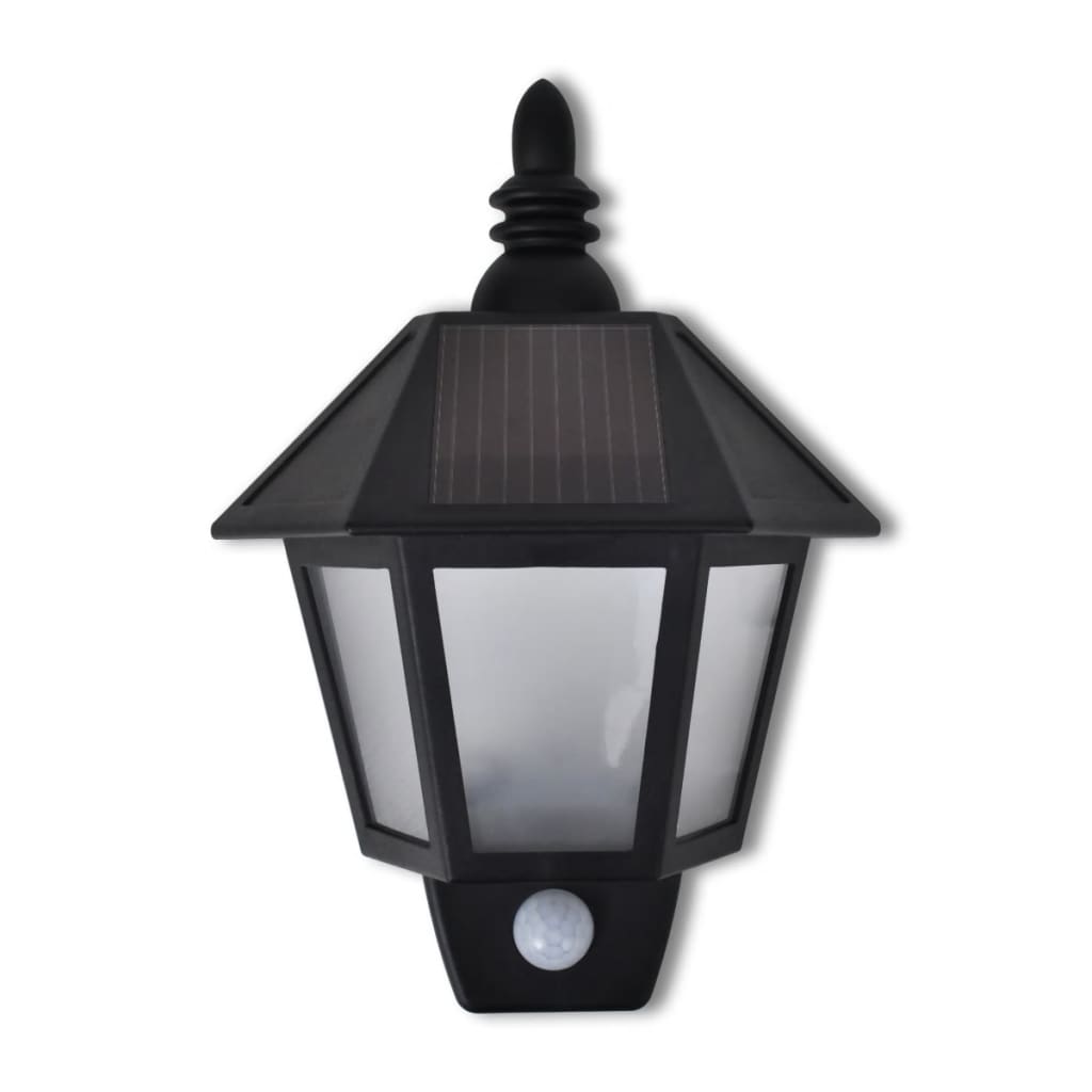 Lampă solară de perete cu senzor de mișcare, 2 buc. Lampă solară de perete cu senzor de mișcare, 2 buc.