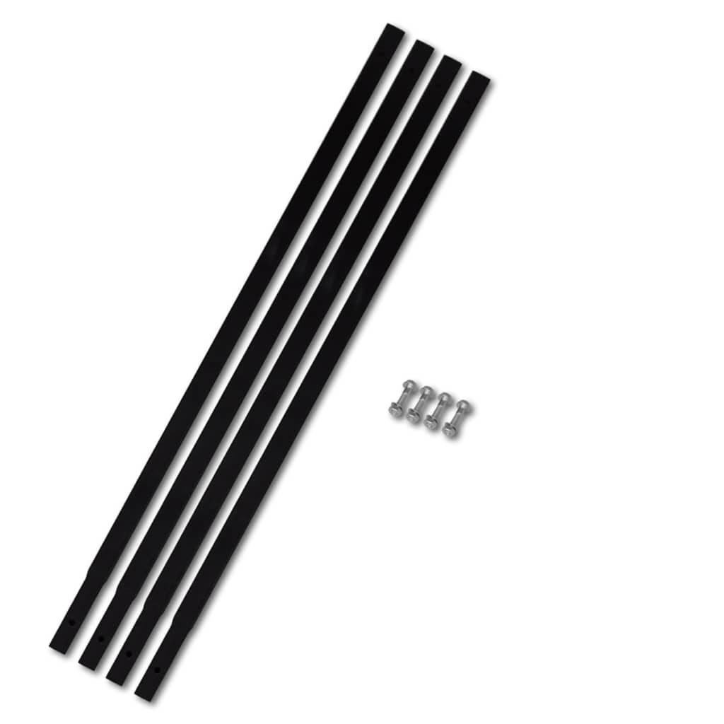 Burghiu de sol cu mâner 150 mm cu tub prelungitor 5 m, oțel Burghiu de sol cu mâner 150 mm cu tub prelungitor 5 m, oțel