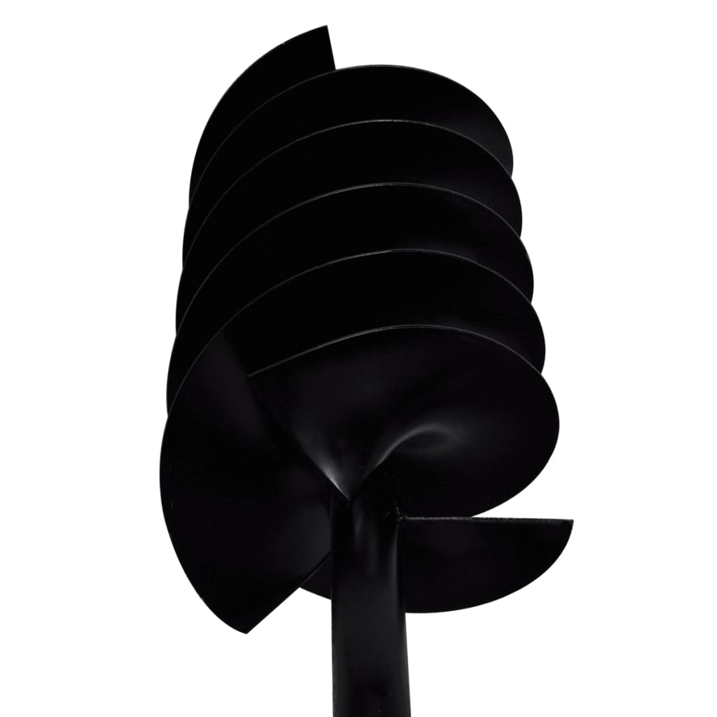 Burghiu de sol cu mâner 150 mm cu tub prelungitor 9 m, oțel Burghiu de sol cu mâner 150 mm cu tub prelungitor 9 m, oțel