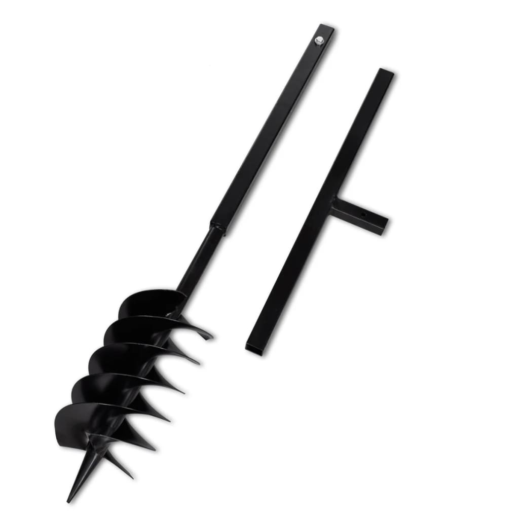Burghiu de sol cu mâner 150 mm cu tub prelungitor 13 m, oțel Burghiu de sol cu mâner 150 mm cu tub prelungitor 13 m, oțel