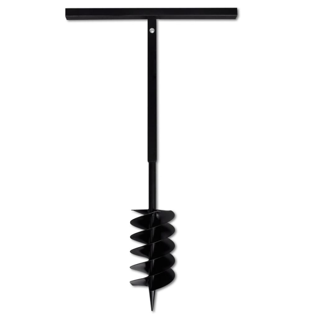 Burghiu de sol cu mâner 150 mm cu tub prelungitor 13 m, oțel Burghiu de sol cu mâner 150 mm cu tub prelungitor 13 m, oțel