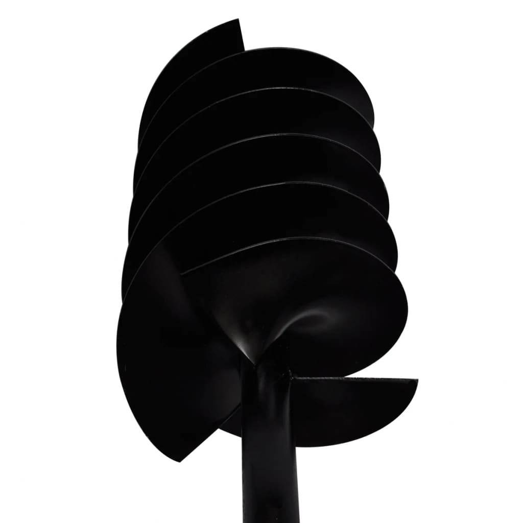 Burghiu de sol cu mâner 180 mm cu tub prelungitor 9 m, oțel Burghiu de sol cu mâner 180 mm cu tub prelungitor 9 m, oțel