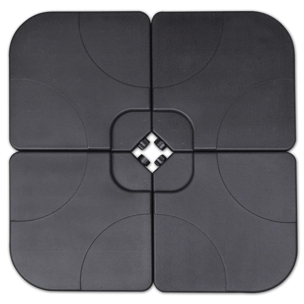 vidaXL Umbrelă de soare de grădină din aluminiu, bază portabilă, verde vidaXL Umbrelă de soare de grădină din aluminiu, bază portabilă, verde