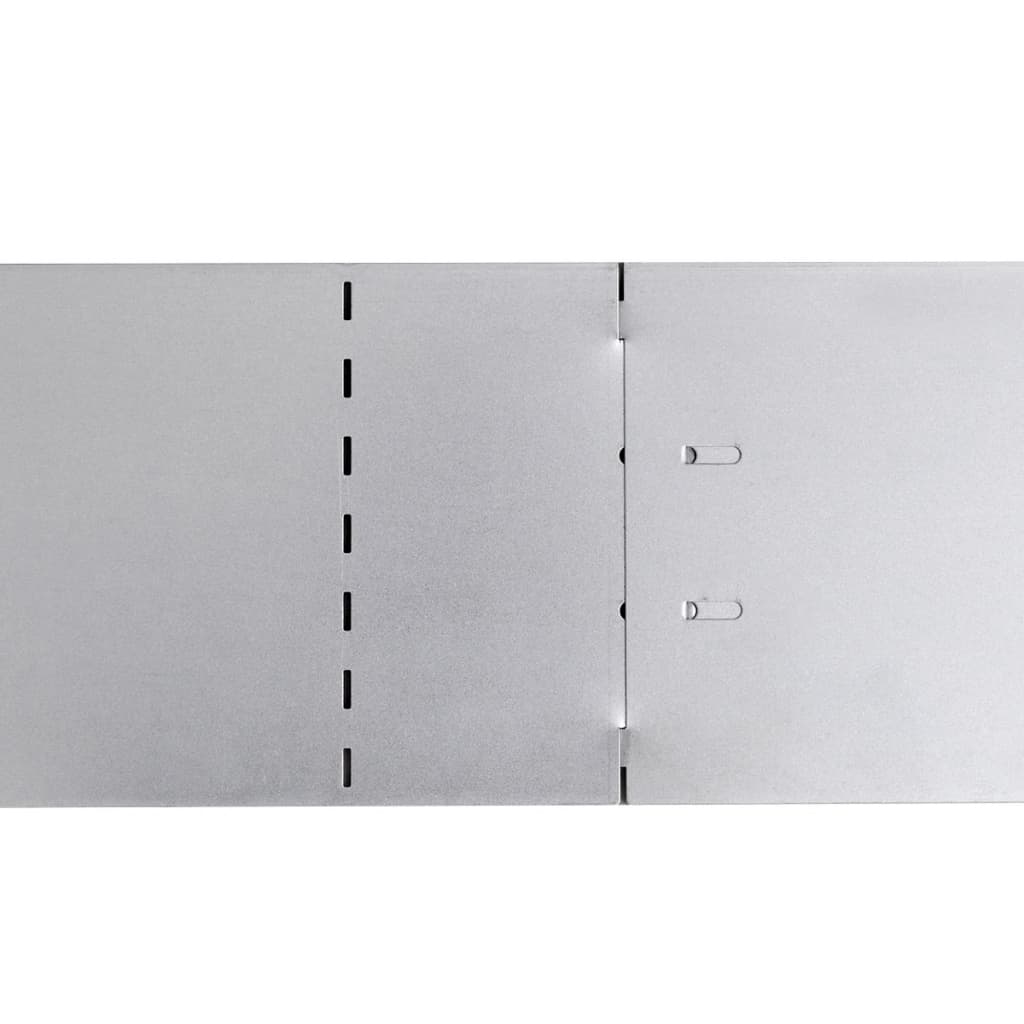 vidaXL Set gard gazon plăci flexibile 10 buc. 100x14 cm oțel zincat vidaXL Set gard gazon plăci flexibile 10 buc. 100x14 cm oțel zincat