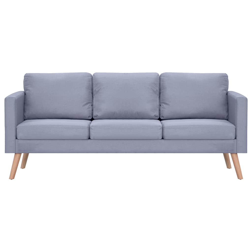 vidaXL Set canapele cu 2 locuri și 3 locuri, textil, gri deschis