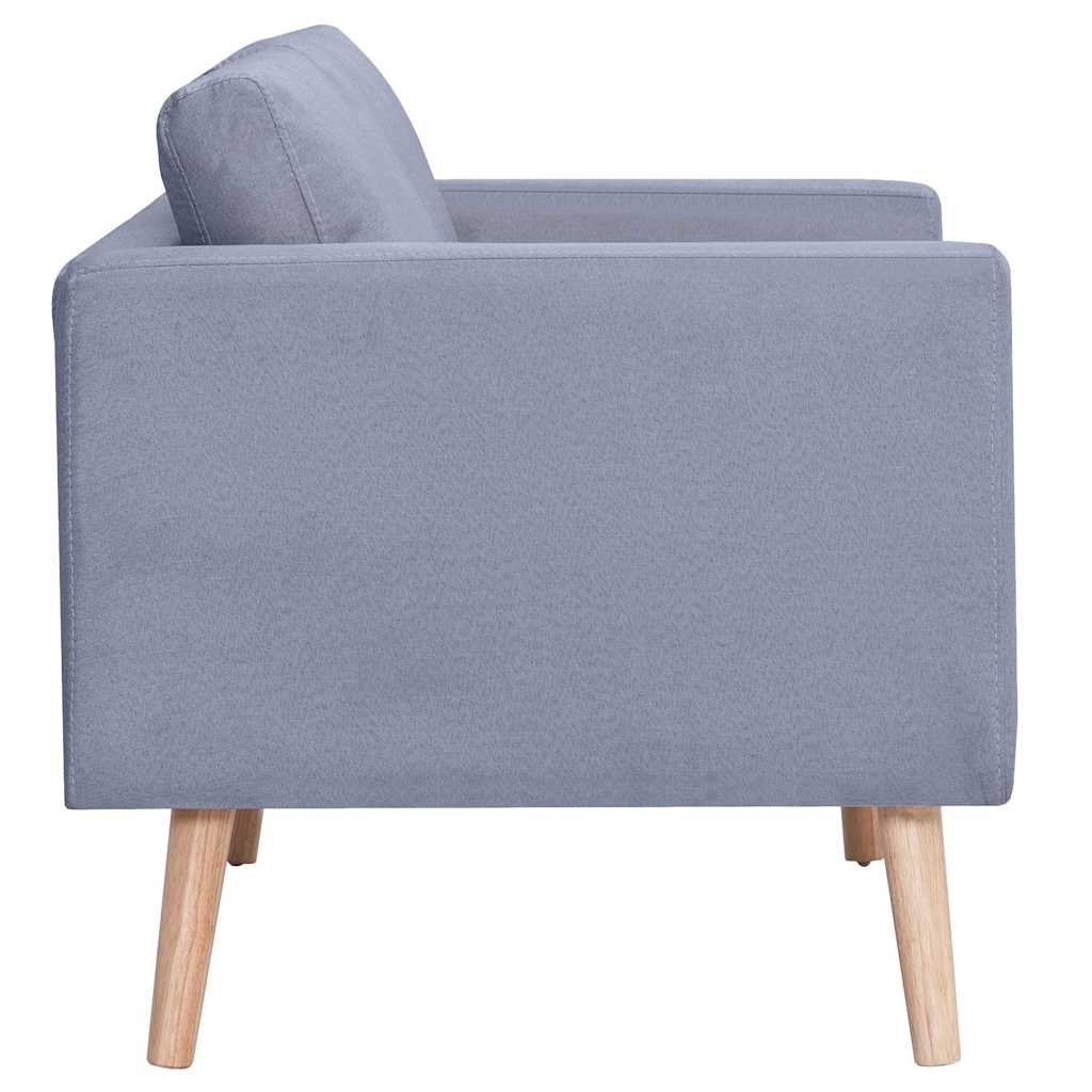 vidaXL Set canapele cu 2 locuri și 3 locuri, textil, gri deschis