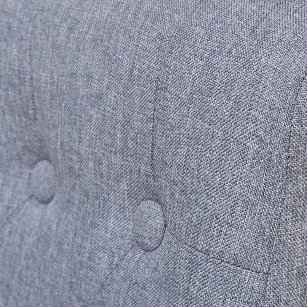 vidaXL Scaune de bucătărie pivotante, 4 buc., gri deschis, textil vidaXL Scaune de bucătărie pivotante, 4 buc., gri deschis, textil