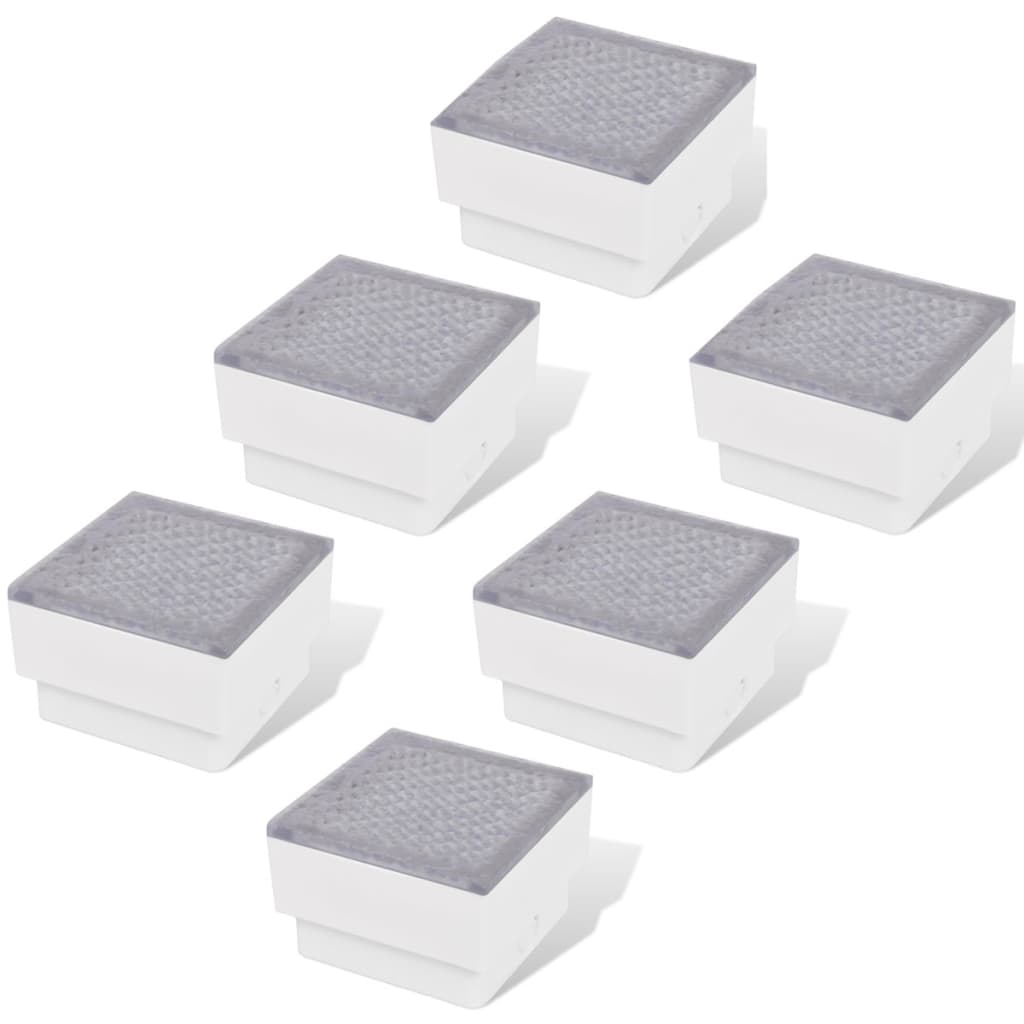 vidaXL Lumini cu LED-uri încastrate 6 buc., 100x100x68 mm (3x41715)