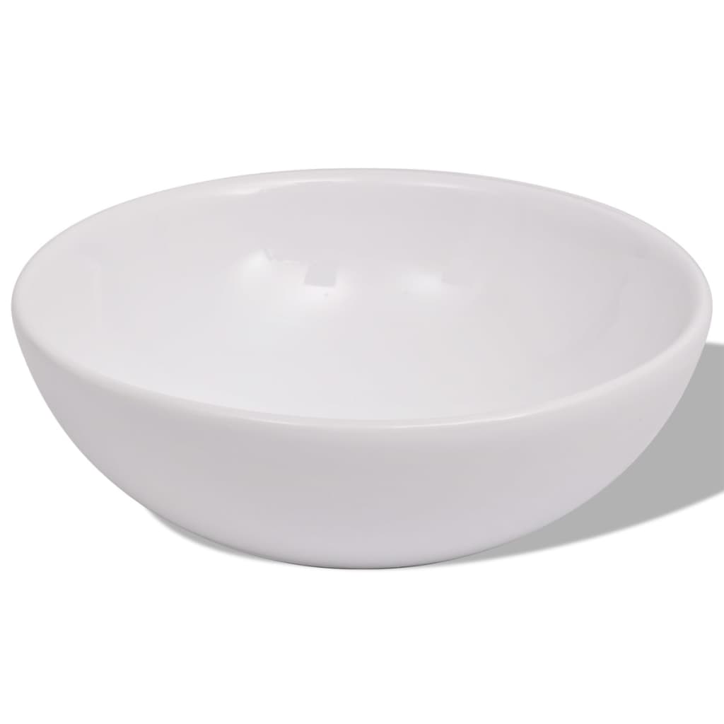 vidaXL Set mobilier baie 4 piese cu chiuvetă și robinet incluse, Negru vidaXL Set mobilier baie 4 piese cu chiuvetă și robinet incluse, Negru