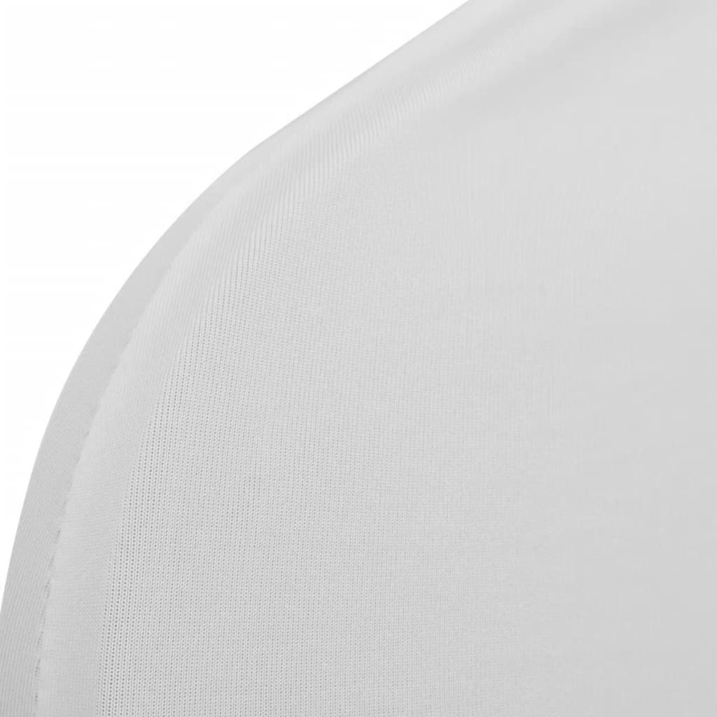 vidaXL Huse elastice scaun, alb, 100 buc. vidaXL Huse elastice scaun, alb, 100 buc.