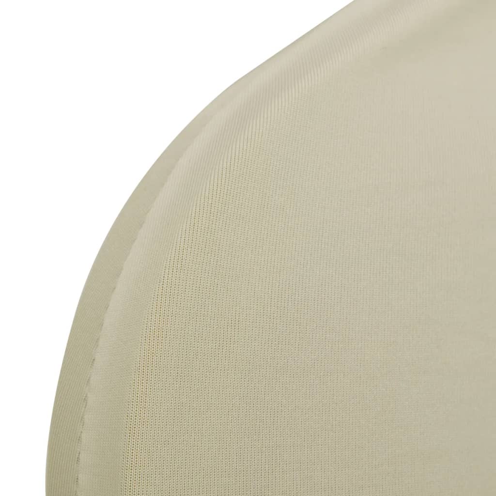 vidaXL Huse elastice pentru scaun, 100 buc., crem