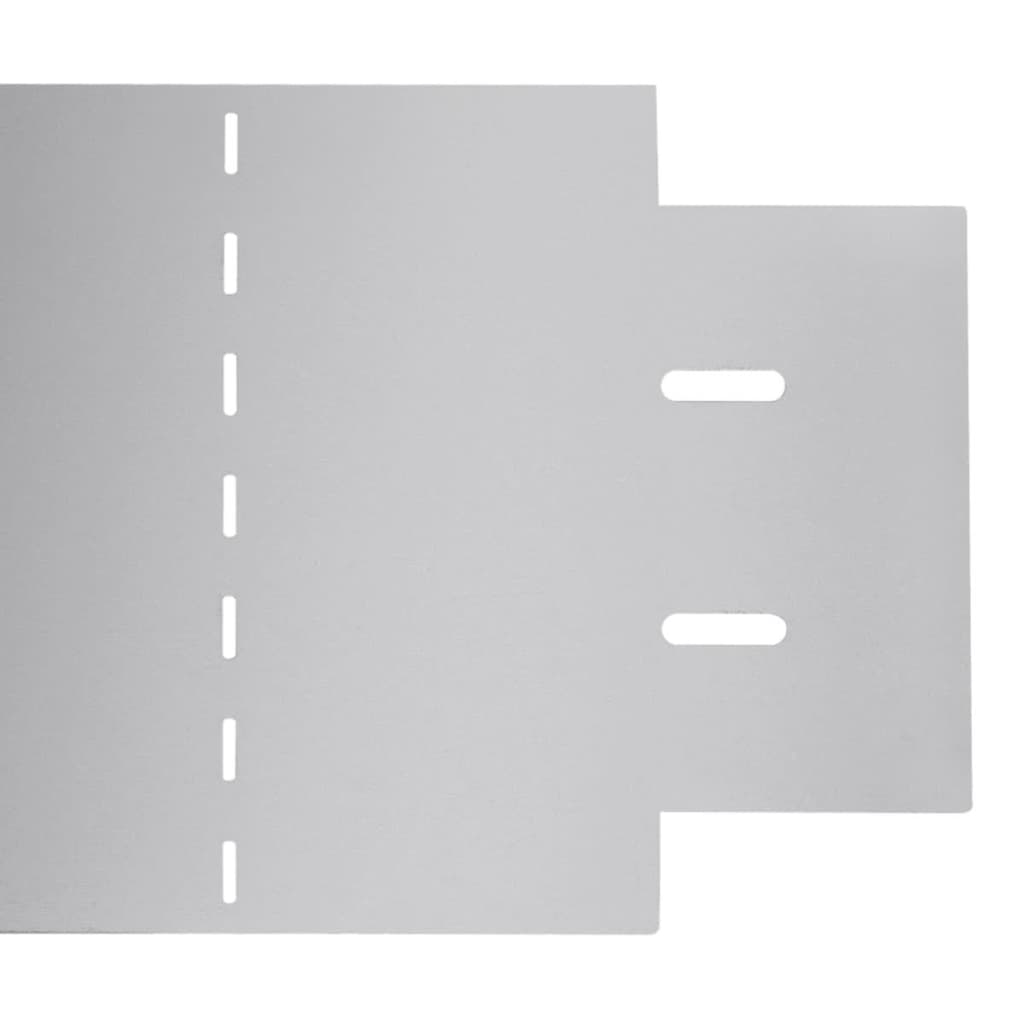 vidaXL Gard de gazon, 15 buc., 100 x 20 cm, oțel galvanizat vidaXL Gard de gazon, 15 buc., 100 x 20 cm, oțel galvanizat