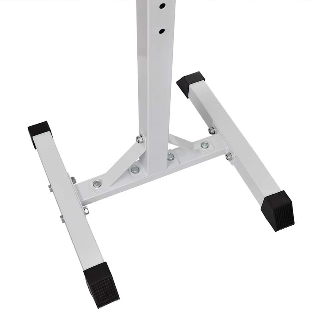 vidaXL Suport haltere genuflexiuni cu halteră și set gantere 60,5 kg vidaXL Suport haltere genuflexiuni cu halteră și set gantere 60,5 kg