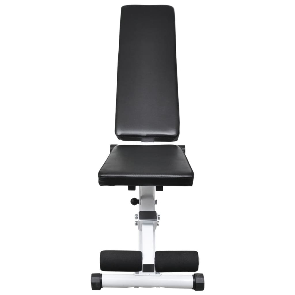 vidaXL Bancă de antrenament cu set de haltere și gantere, 30,5 kg vidaXL Bancă de antrenament cu set de haltere și gantere, 30,5 kg